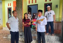 Pembangunan Rumah Korban Angin Puting Beliung Rampung
