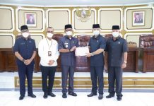 FOTO : NOTA PENGANTAR TIGA RAPERDA