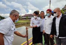 Pembangunan Jembatan Penghubung “Telaga Cinta Mahajaya” Dimulai