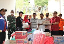 Pemkot Berikan Bantuan Korban Longsor di Gg. Batu Mas