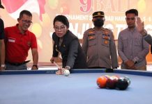 Foto : Pembukaan 9 Ball Tournament se-Kalbar